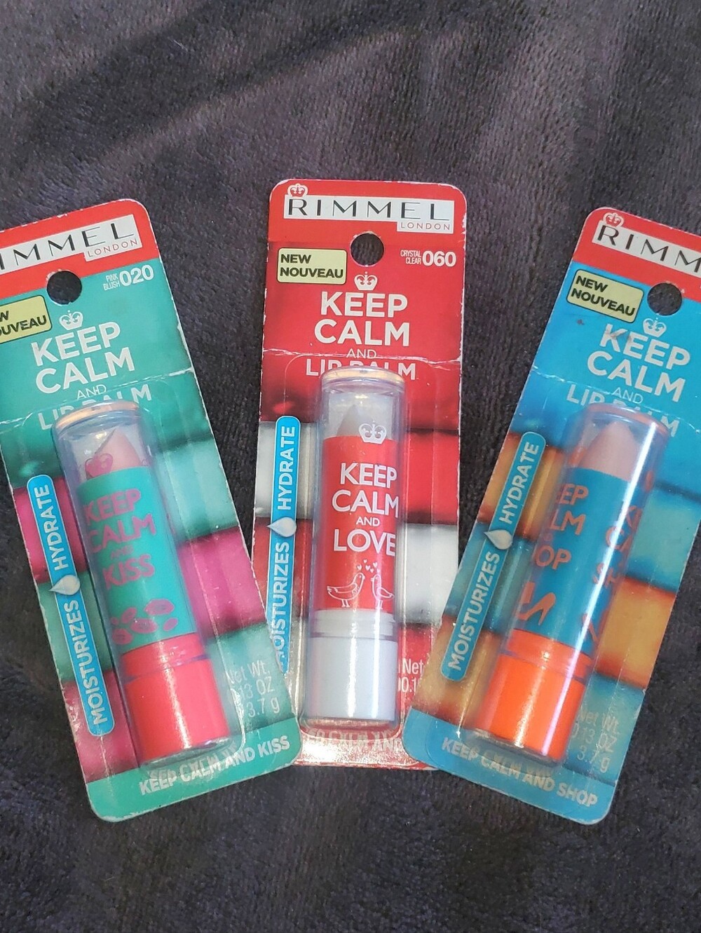 Rimmel lip balms